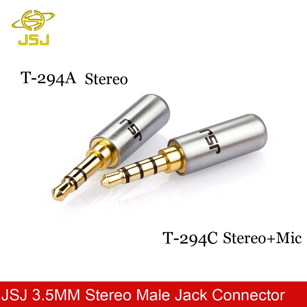 JSJ 2pcs/lot 3.5MM Stereo Male Connector Female Connector 3 Pole 4 Pole with mic for repair iphone headphone
JSJ 2pcs/lot 3.5MM Stereo Male Connector Female Connector 3 Pole 4 Pole with mic for repair iphone headphone