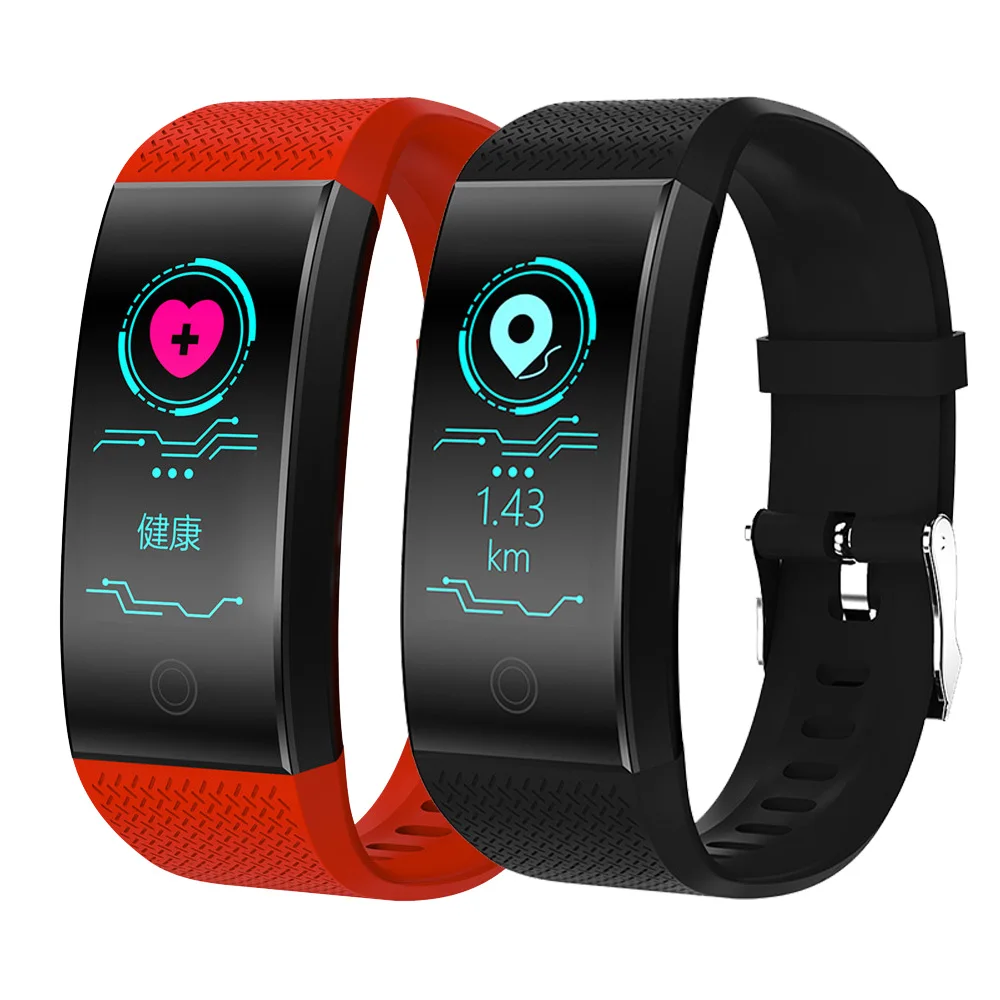 QW18 Color Screen Waterproof Smart Bracelet Pedometer Heart Rate Monitor Sleep Fitness Tracker Sport Smart Band For Android IOS
QW18 Color Screen Waterproof Smart Bracelet Pedometer Heart Rate Monitor Sleep Fitness Tracker Sport Smart Band For Android IOS