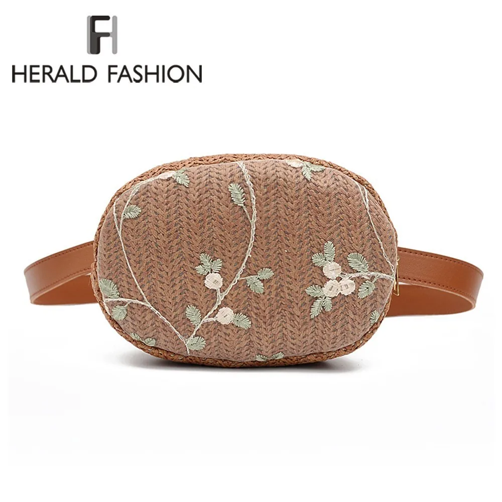 Herald Fashion Women Straw Weave Waist Bag Small Holiday Summer Beach Bag Female Messenger Bags Ladies Chest Bag Bolsas Feminina
Herald Fashion Women Straw Weave Waist Bag Small Holiday Summer Beach Bag Female Messenger Bags Ladies Chest Bag Bolsas Feminina