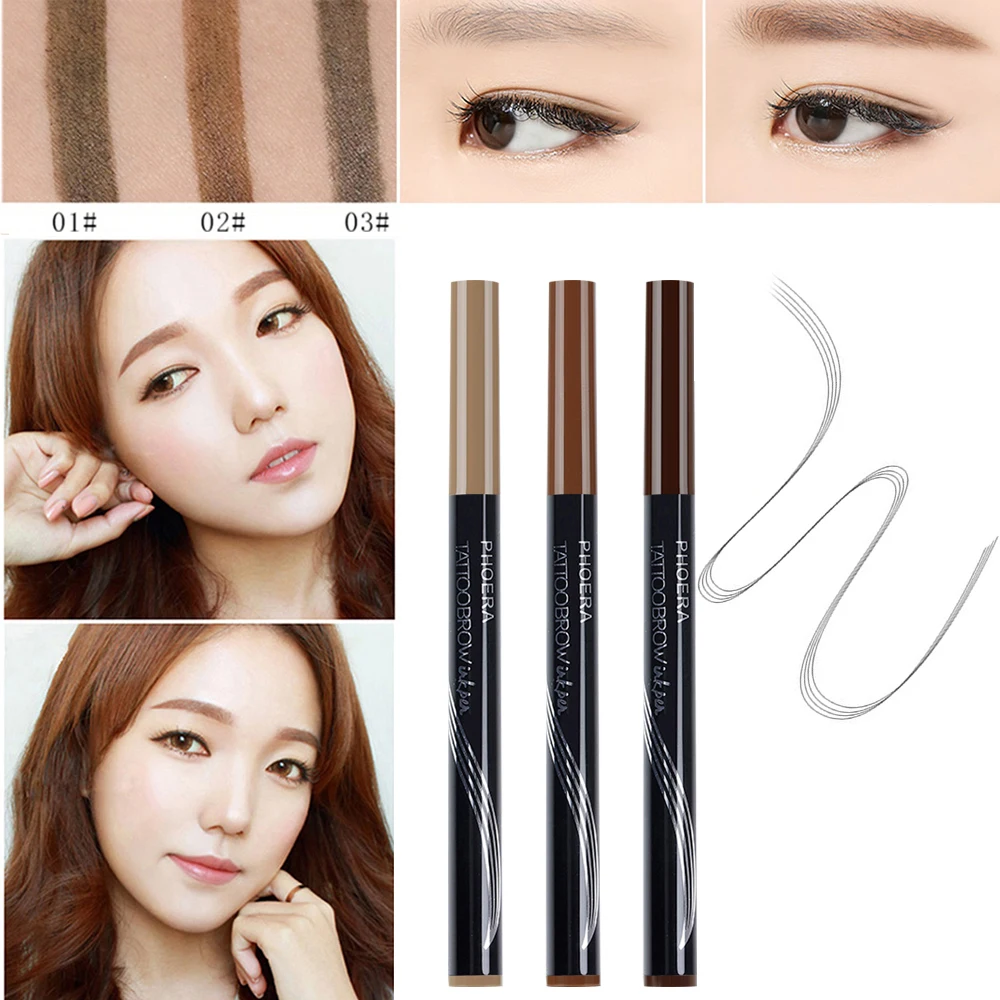 PHOERA Eyebrow Pencil Waterproof Fork Tip Eyebrow Tattoo Pen Long-lasting Makeup Fine Sketch Enhancer Augenbrauenstift TSLM2
PHOERA Eyebrow Pencil Waterproof Fork Tip Eyebrow Tattoo Pen Long-lasting Makeup Fine Sketch Enhancer Augenbrauenstift TSLM2