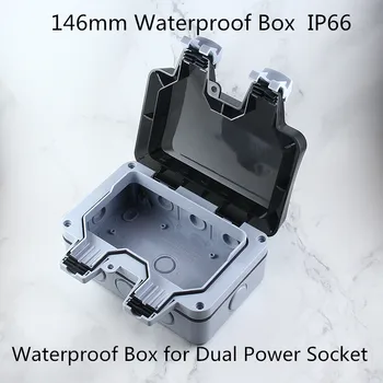 146mm Splash-proof box for socketOutdoor Wall Switch Socket IP66 Weather&Dust Proof Power Outlet EU Standard
146mm Splash-proof box for socketOutdoor Wall Switch Socket IP66 Weather&Dust Proof Power Outlet EU Standard