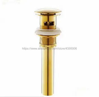 Luxury Gold Color Brass Bathroom Pop Up Drain Basin Tap Sink Drain Waste With Overflow Bsd023
Luxury Gold Color Brass Bathroom Pop Up Drain Basin Tap Sink Drain Waste With Overflow Bsd023
