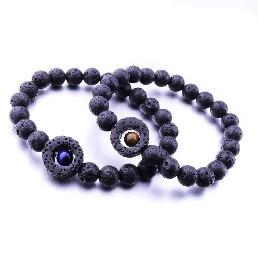8mm Natural Stone Black Lava Rock Tiger eye Bracelet Essential Oil Perfume Diffuser Bracelet
8mm Natural Stone Black Lava Rock Tiger eye Bracelet Essential Oil Perfume Diffuser Bracelet