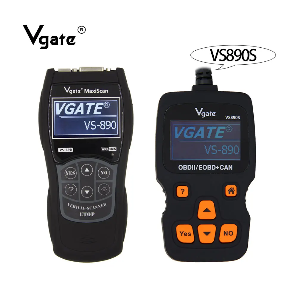 Vgate Original VS890 VS890S OBD2 Scanner Engine Fault Code Reader Analyzer vs890S/vs890 obd2 Car Diagnostic Scanner Tool
Vgate Original VS890 VS890S OBD2 Scanner Engine Fault Code Reader Analyzer vs890S/vs890 obd2 Car Diagnostic Scanner Tool