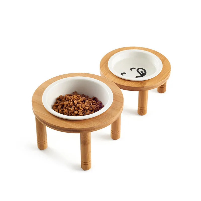 Lovely Cat Dog Bowls Bamboo Frame Stand Ceramic Bowls for Small Dog Cat Drinking Eatting Pet Feeder Best Selling Pet Supplies
Lovely Cat Dog Bowls Bamboo Frame Stand Ceramic Bowls for Small Dog Cat Drinking Eatting Pet Feeder Best Selling Pet Supplies