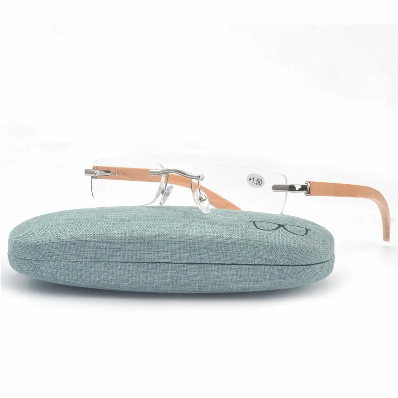 MINCL/ Unisex Bamboo Wood Rimless Reading Glasses Readers Strength Presbyopic Flexible Frameless reading glasses FML
MINCL/ Unisex Bamboo Wood Rimless Reading Glasses Readers Strength Presbyopic Flexible Frameless reading glasses FML