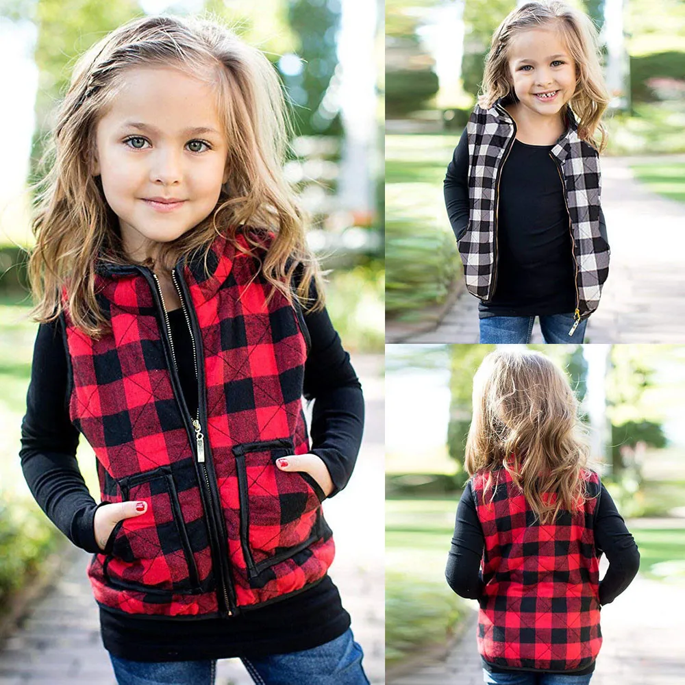New Fashion Toddler Kids Baby Boys Girls Vest Winter Warm Plaid Waistcoat Thick Soft Coat Outwear Clothes Autumn Winter 12M-5T
New Fashion Toddler Kids Baby Boys Girls Vest Winter Warm Plaid Waistcoat Thick Soft Coat Outwear Clothes Autumn Winter 12M-5T