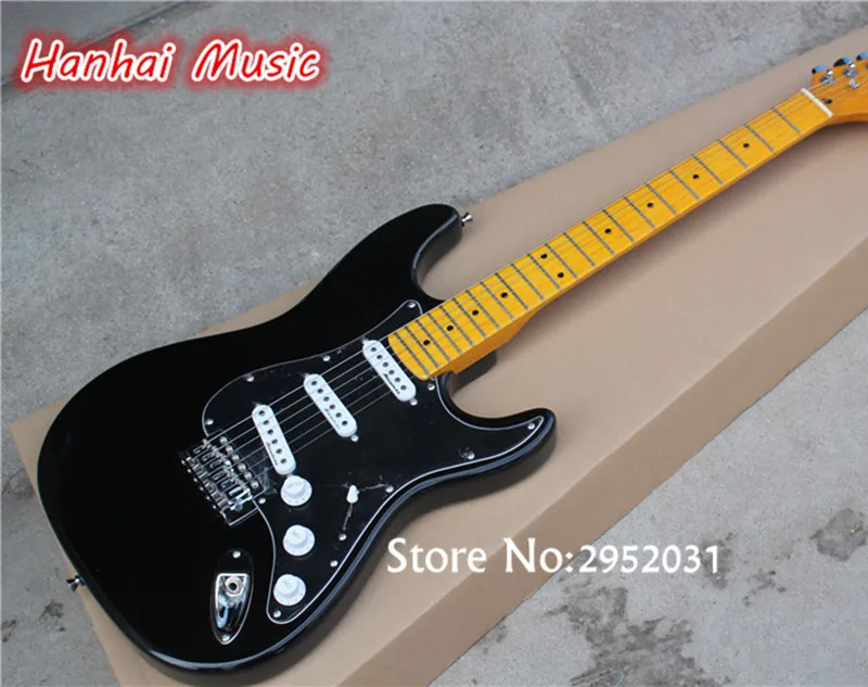 Hot Sale Custom Electric Guitar,Black Body and Pickguard,Vintage Maple Fretboard,3 Open Single Pickups,can be Customized
Hot Sale Custom Electric Guitar,Black Body and Pickguard,Vintage Maple Fretboard,3 Open Single Pickups,can be Customized