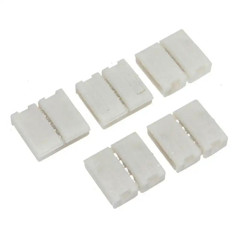 Best Promotion 5pcs/lot Mini 10mm 4Pin Connector Adapter For RGB 5050 Led Strip lights Solderless
Best Promotion 5pcs/lot Mini 10mm 4Pin Connector Adapter For RGB 5050 Led Strip lights Solderless