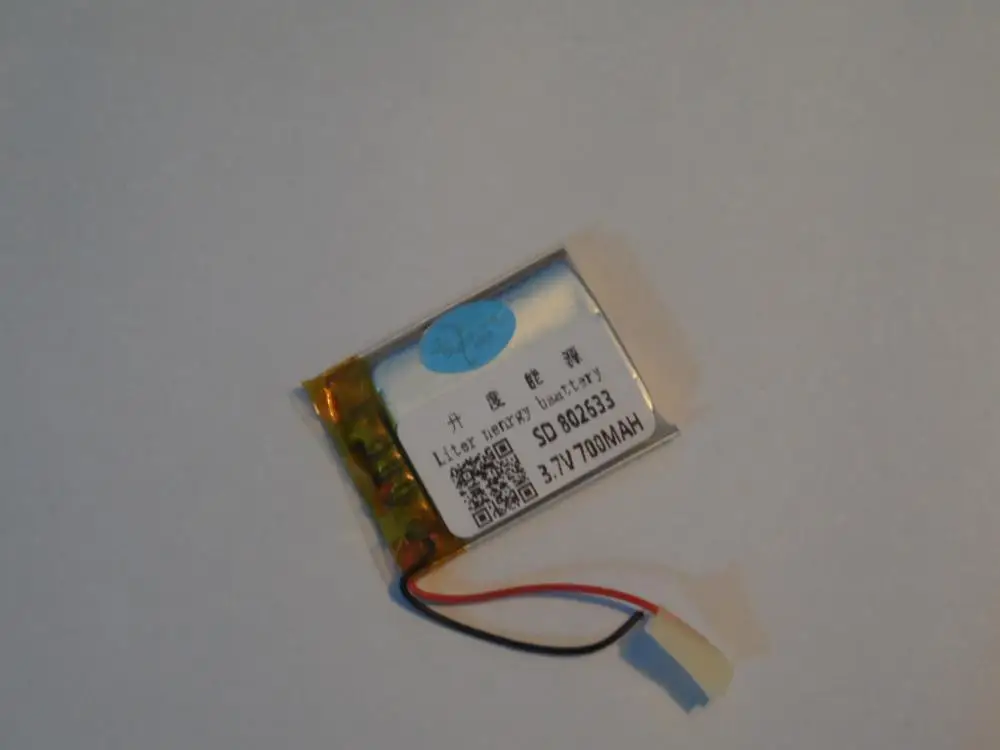 Polymer lithium battery factory 802633 700 Ma IEC62133 3.7V export transport CE certification
Polymer lithium battery factory 802633 700 Ma IEC62133 3.7V export transport CE certification