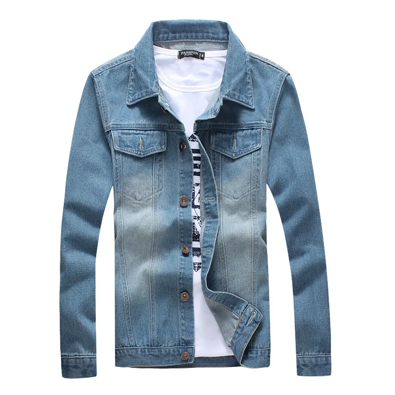 Wide-waisted Men Denim Jacket Turn-down Collar Mens Jackets and Coats Vintage Men Jean Jacket Streetwear
Wide-waisted Men Denim Jacket Turn-down Collar Mens Jackets and Coats Vintage Men Jean Jacket Streetwear