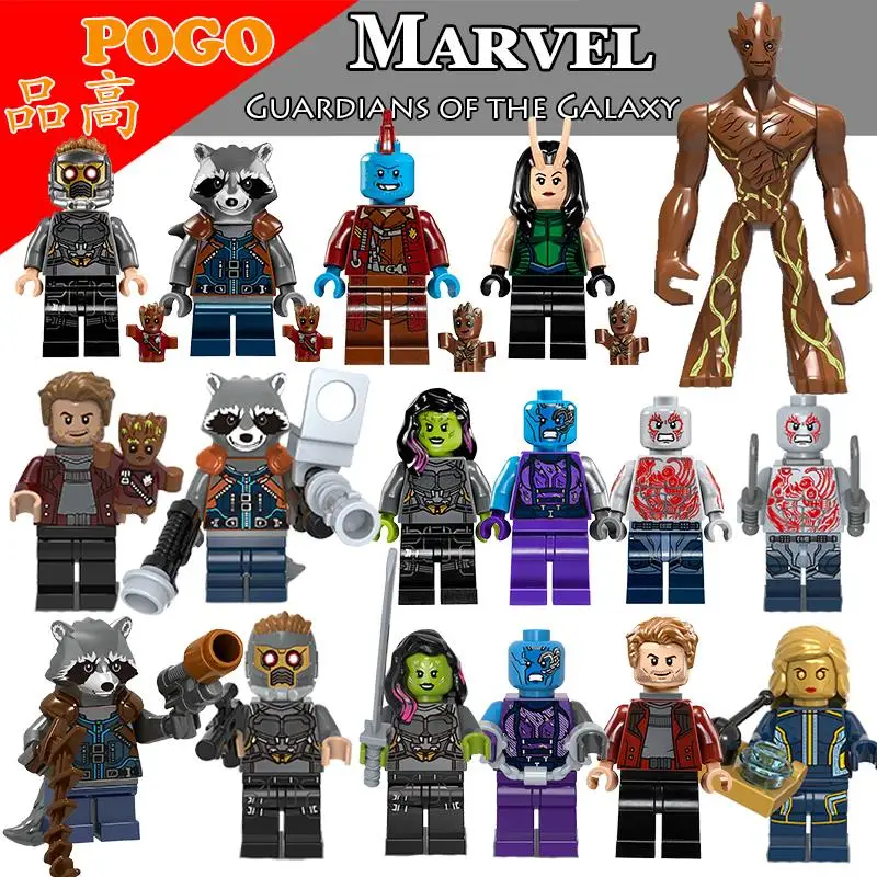 Marvel Legoing Super Heroes Avengers Star-Lord Gamora Rocket Nebula Thanos Figures Legoing Guardians of the Galaxy Kids Toys MAN
Marvel Legoing Super Heroes Avengers Star-Lord Gamora Rocket Nebula Thanos Figures Legoing Guardians of the Galaxy Kids Toys MAN