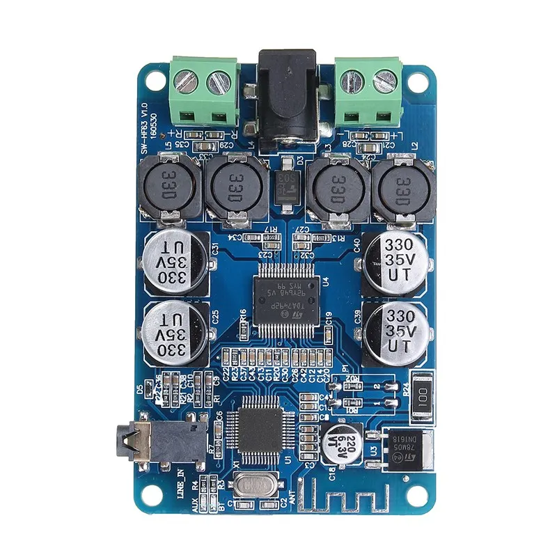 1PC New bluetooth 2x25W Wireless V2.1 bluetooth Audio Receiver Amplifier Board Module USB
1PC New bluetooth 2x25W Wireless V2.1 bluetooth Audio Receiver Amplifier Board Module USB
