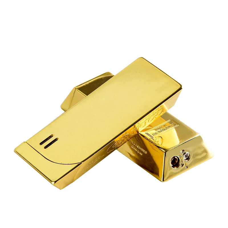 Cigarette Accessories Gold bar shape etal lighter Fashion new Butane gas lighters jintiao2
Cigarette Accessories Gold bar shape etal lighter Fashion new Butane gas lighters jintiao2