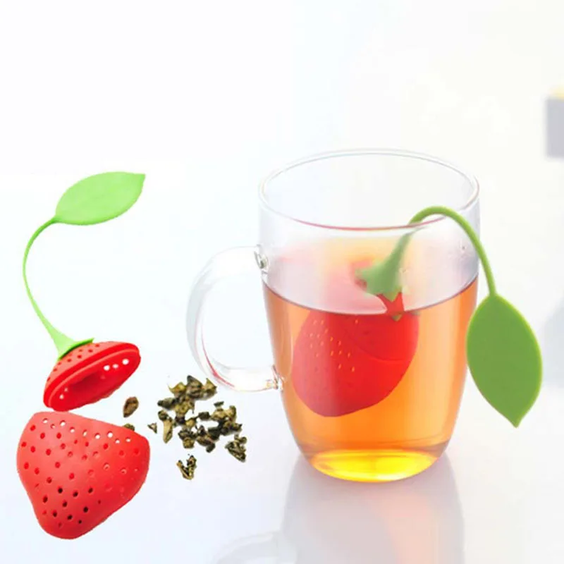 Silicone cute strawberry shape tea bag kitchen tea tea strainer kitchen tea set supplies
Silicone cute strawberry shape tea bag kitchen tea tea strainer kitchen tea set supplies