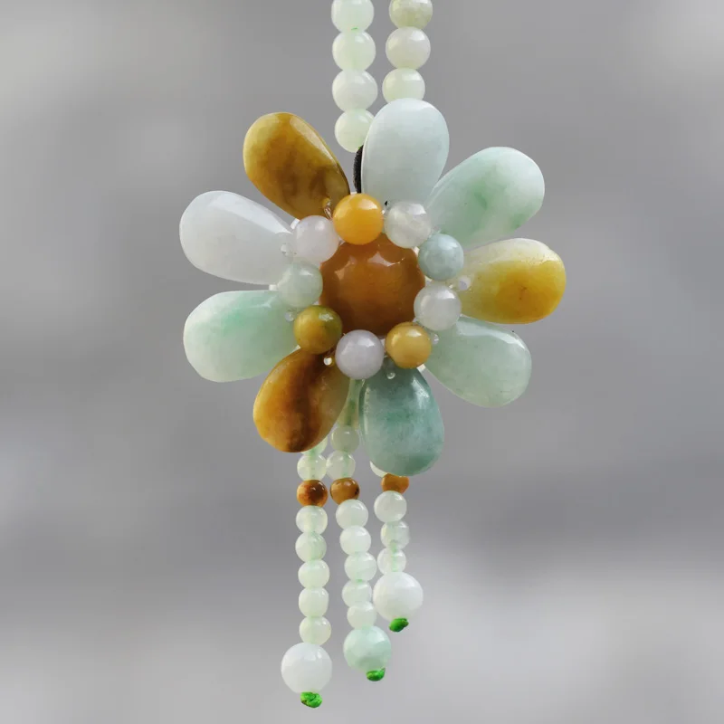 Drop Shipping Natural Jadeite Jades Stone Petal Necklace Flower Pendant Necklace Sweater Chain Gift for Women's Jades Jewelry
Drop Shipping Natural Jadeite Jades Stone Petal Necklace Flower Pendant Necklace Sweater Chain Gift for Women's Jades Jewelry