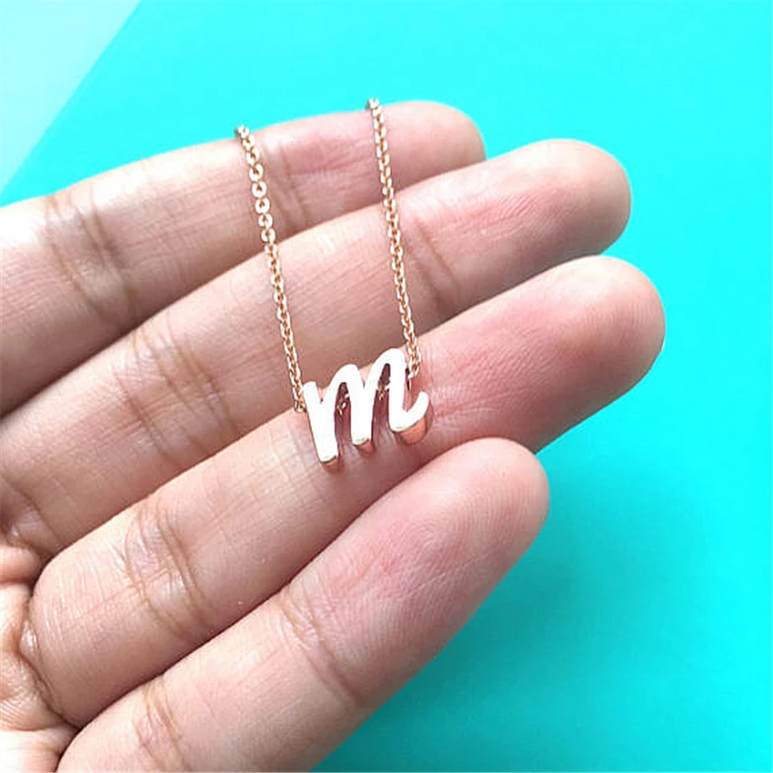 1Pcs Custom Lowercase a b e f s t Name Plate Necklace For Women Collarbone Personalized Christmas Girls Stainless Steel Jewelry
1Pcs Custom Lowercase a b e f s t Name Plate Necklace For Women Collarbone Personalized Christmas Girls Stainless Steel Jewelry