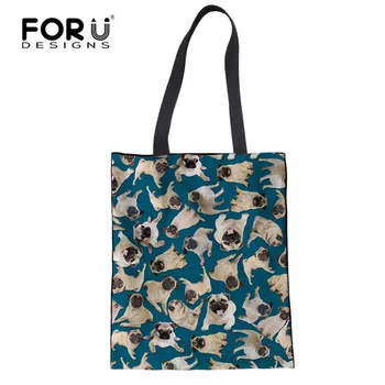 FORUDESIGNS Stuff Pouch Female Canvas Shopping Bag Lady Organizer Big Capacity Storage Bags for Women Dog Cat Printing Book Bags
FORUDESIGNS Stuff Pouch Female Canvas Shopping Bag Lady Organizer Big Capacity Storage Bags for Women Dog Cat Printing Book Bags