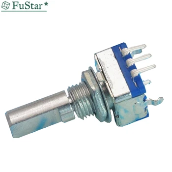 5pcs/lot Half Shaft Handle 20mm Rotary Encoder Coding Switch / EC11 / Digital Potentiometer With Switch 5 Pin In Stock
5pcs/lot Half Shaft Handle 20mm Rotary Encoder Coding Switch / EC11 / Digital Potentiometer With Switch 5 Pin In Stock
