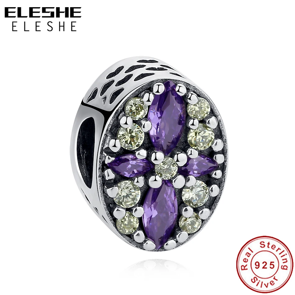 ELESHE New 925 Sterling Silver Cross Charms Full With Crystal CZ Fine Spacer Beads Fit Original Women Charm Bracelet DIY Jewelry
ELESHE New 925 Sterling Silver Cross Charms Full With Crystal CZ Fine Spacer Beads Fit Original Women Charm Bracelet DIY Jewelry