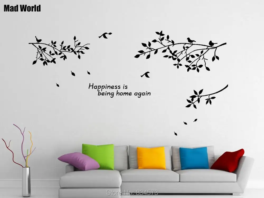 Tree Branches Birds 54 161w 2