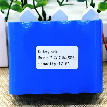 KLUOSI 2S5P Li-ion Battery 7.4V 8.4V 12500 MAh Battery Pack 18650 Battery +BMS Rechargeable Battery for Bicycle / CCTV / Camera
KLUOSI 2S5P Li-ion Battery 7.4V 8.4V 12500 MAh Battery Pack 18650 Battery +BMS Rechargeable Battery for Bicycle / CCTV / Camera