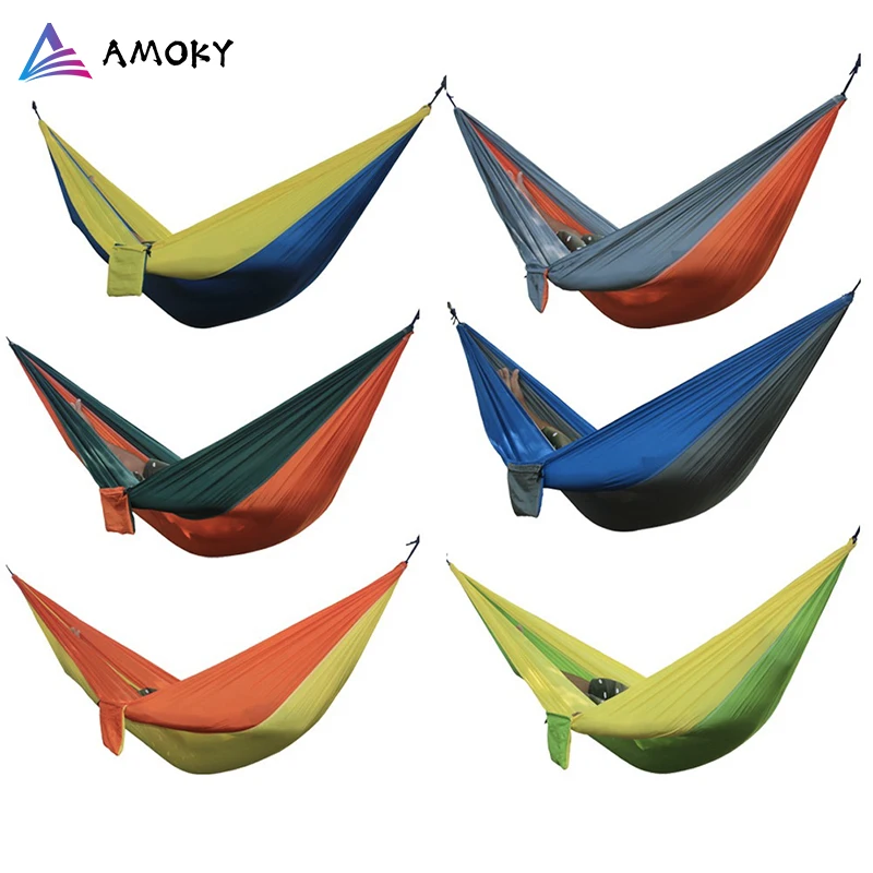 2 Person Portable Hammock Outdoor Camping Survival Hammock Garden Swing Hunting Hanging Sleeping Chair Travel Parachute Hammocks
2 Person Portable Hammock Outdoor Camping Survival Hammock Garden Swing Hunting Hanging Sleeping Chair Travel Parachute Hammocks