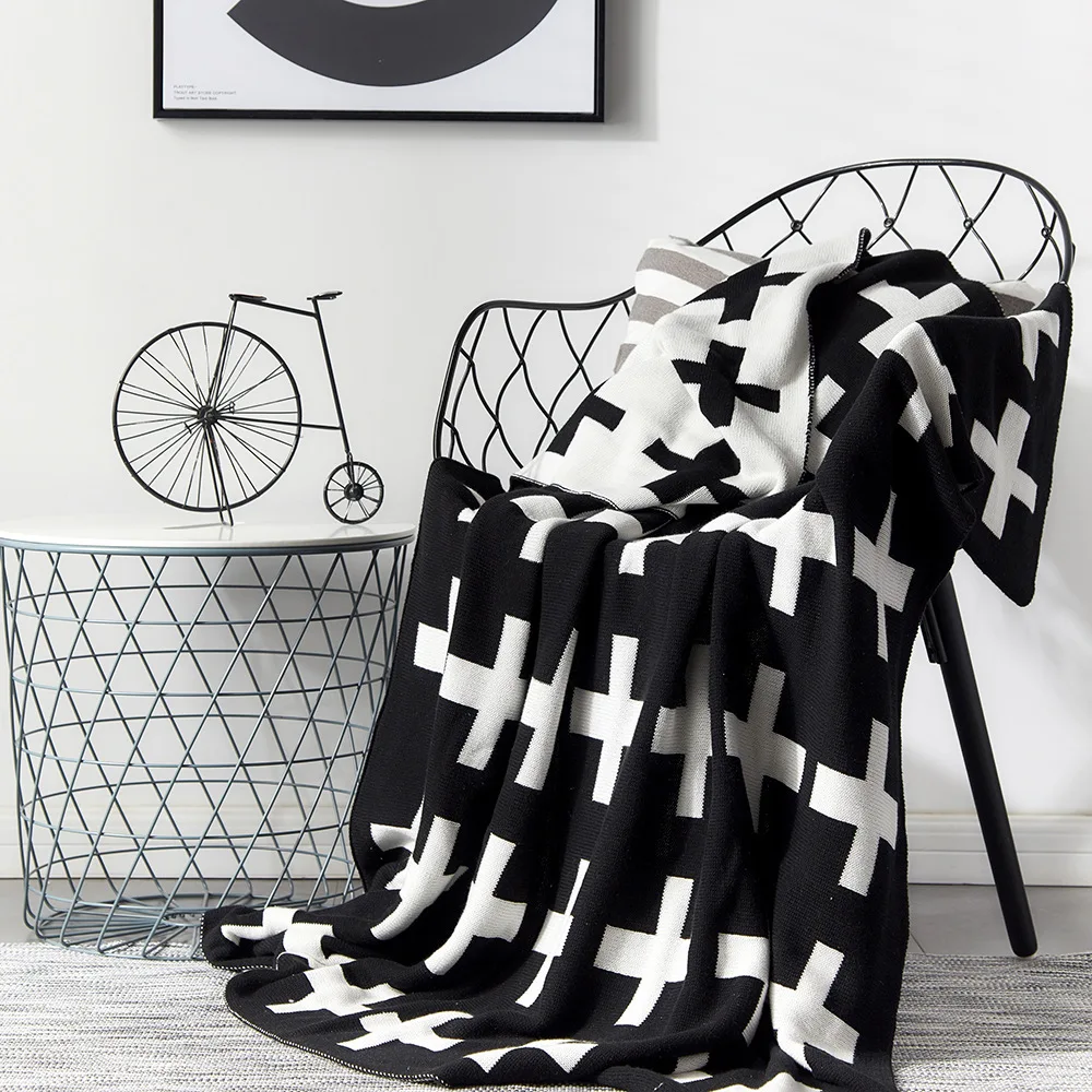 Pink Chair Knitted Blanket Blue Gray Black Crochet Plaids Baby Blankets Sofa Bed Cross Pattern Children Portable Cobertor Throw
Pink Chair Knitted Blanket Blue Gray Black Crochet Plaids Baby Blankets Sofa Bed Cross Pattern Children Portable Cobertor Throw