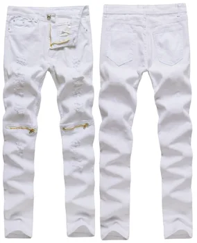 HOHO 2020 new men affixed cloth pure color white edge cut hole in slacks Cultivate one's morality feet stretch pants
HOHO 2020 new men affixed cloth pure color white edge cut hole in slacks Cultivate one's morality feet stretch pants