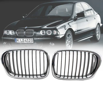 1 Pair Chrome Black Auto Car Kidney Front Grille Racing Grill for BMW E39 518 520 523 525 528 530 99-03 Automobile Accessories
1 Pair Chrome Black Auto Car Kidney Front Grille Racing Grill for BMW E39 518 520 523 525 528 530 99-03 Automobile Accessories