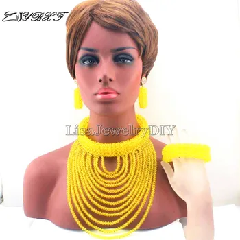 Big Chunky Women Gift African Jewelry Set Yellow Nigerian Wedding Beads Crystal Bridal Jewelry Sets Free Shipping L1048
Big Chunky Women Gift African Jewelry Set Yellow Nigerian Wedding Beads Crystal Bridal Jewelry Sets Free Shipping L1048