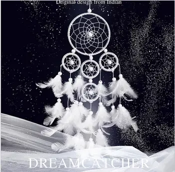 New Arrival North America Style Wedding Decorations White Dreamcather Home Decoration 
New Arrival North America Style Wedding Decorations White Dreamcather Home Decoration