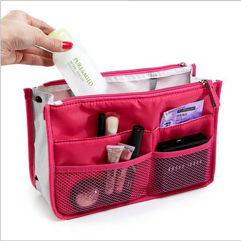 MINOFIOUS Organizer Insert in Bag Women Nylon Travel Organizer Handbag Purse Large liner Lady Makeup Cosmetic Bag Female Tote
MINOFIOUS Organizer Insert in Bag Women Nylon Travel Organizer Handbag Purse Large liner Lady Makeup Cosmetic Bag Female Tote