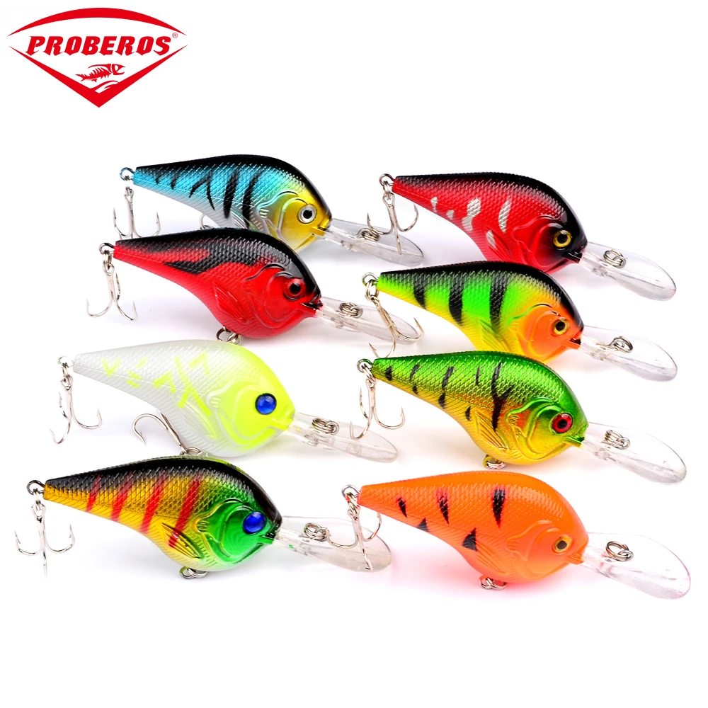 8pc 3D Crank Lures 8 colors Proberos fishing bait 3.5"-8.89cm/0.386oz-10.94 High Quality Fishing lure 6# Hook fishing tackle
8pc 3D Crank Lures 8 colors Proberos fishing bait 3.5"-8.89cm/0.386oz-10.94 High Quality Fishing lure 6# Hook fishing tackle