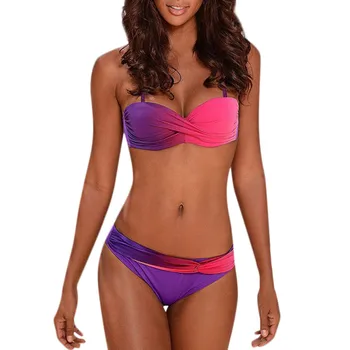 Bikinis 2020 New Women Swimsuit Bikini Set Swimwear Beachwear Gradient Print Bikini Brazilian Bathing Suit drop shipping ##0
Bikinis 2020 New Women Swimsuit Bikini Set Swimwear Beachwear Gradient Print Bikini Brazilian Bathing Suit drop shipping ##0
