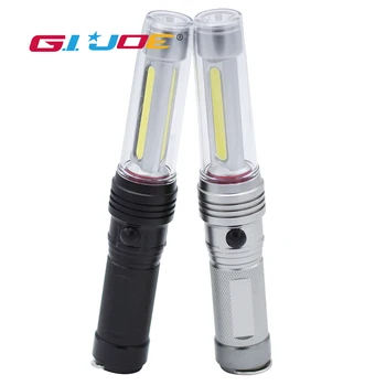 GIJOE cob hand-held work light led torch by 3*AAA battery aluminum alloy case with magnetic hook waterproof portable spotlight
GIJOE cob hand-held work light led torch by 3*AAA battery aluminum alloy case with magnetic hook waterproof portable spotlight