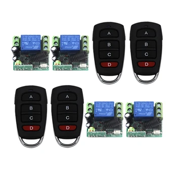 Free Shipping DC 12V 10A 1CH 200M 4 Transmitter & 4 Receiver Radio Frequency Wireless Remote Control System 4276
Free Shipping DC 12V 10A 1CH 200M 4 Transmitter & 4 Receiver Radio Frequency Wireless Remote Control System 4276