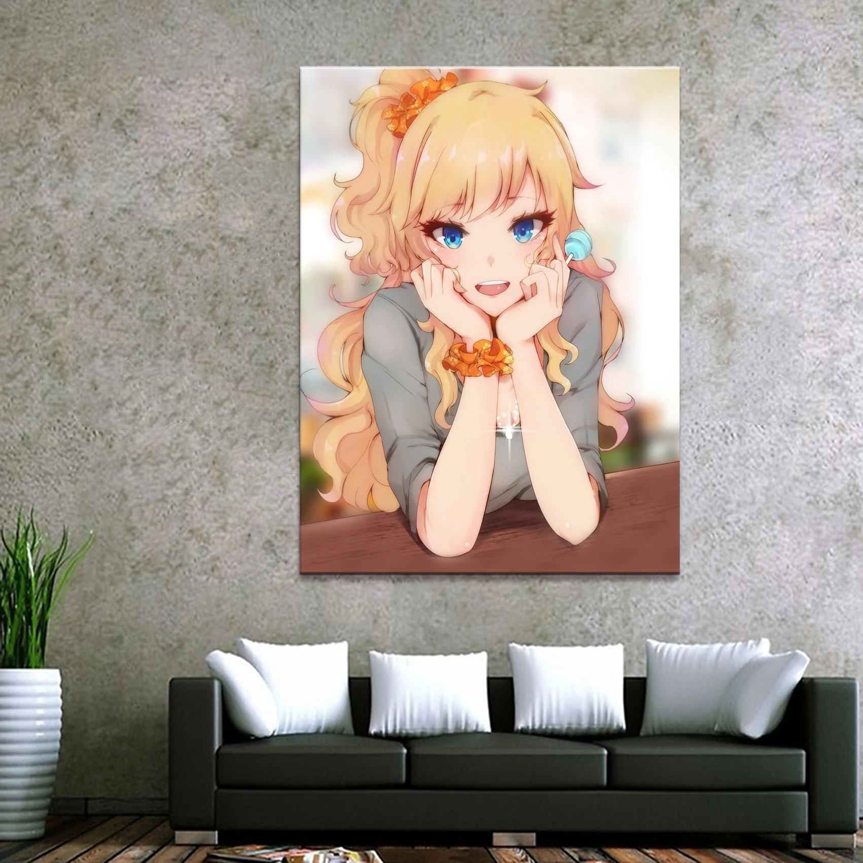 Домашний декор холст 1 шт. милый аниме IDOLM STER Золушка девочки плакаты и принты