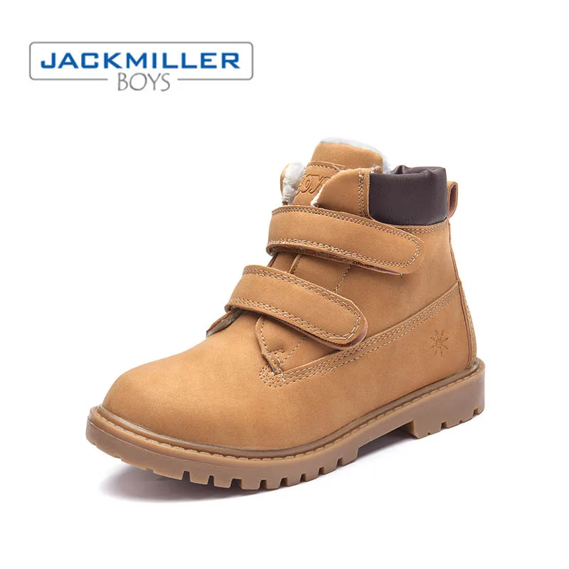 Jackmiller kids children snow boots shoes for boys fashion anti-slippery Martin warm plush lining winter shoes brown size 28-35
Jackmiller kids children snow boots shoes for boys fashion anti-slippery Martin warm plush lining winter shoes brown size 28-35