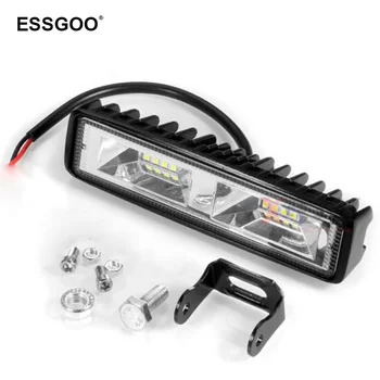 Essgoo Led Work Light 12v 6 Inch 48w 6000K Driving Strip Flood Beam Light LED Bar off road Suv Offroad Truck Car Accessories
Essgoo Led Work Light 12v 6 Inch 48w 6000K Driving Strip Flood Beam Light LED Bar off road Suv Offroad Truck Car Accessories