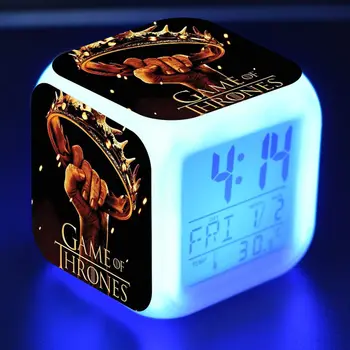 Game of Thrones The Final Season Figure LED Alarm Clock Colorful Flash Desk Light a song of ice and fire Figuras Toys
Game of Thrones The Final Season Figure LED Alarm Clock Colorful Flash Desk Light a song of ice and fire Figuras Toys