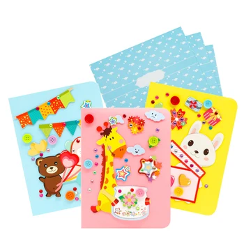 3pcs /lot DIY Handmade Cartoon Animal Party Paper Greeting Cards PostCard Happy Kids Birthday Party Children's Day Creative Gift
3pcs /lot DIY Handmade Cartoon Animal Party Paper Greeting Cards PostCard Happy Kids Birthday Party Children's Day Creative Gift
