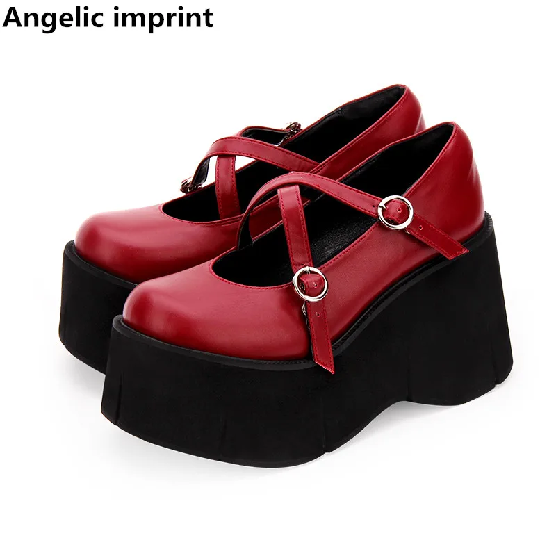 Angelic imprint woman mori girl lolita cosplay punk shoes lady high heels wedges Pumps women princess dress party platform shoes
Angelic imprint woman mori girl lolita cosplay punk shoes lady high heels wedges Pumps women princess dress party platform shoes