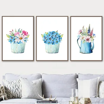 Blue Daisy Sun Flower hyacinth Violet Wall Art Canvas Painting Nordic Posters And Prints Wall Pictures For Living Room Decor
Blue Daisy Sun Flower hyacinth Violet Wall Art Canvas Painting Nordic Posters And Prints Wall Pictures For Living Room Decor