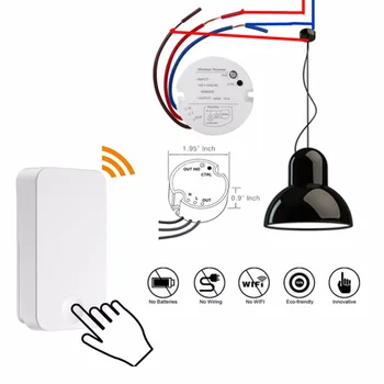 QIACHIP 433Mhz Wireless Remote Control Switch AC 110V 220V 1CH Relay Receiver Module & RF Remote Controls Self-powered switch
QIACHIP 433Mhz Wireless Remote Control Switch AC 110V 220V 1CH Relay Receiver Module & RF Remote Controls Self-powered switch