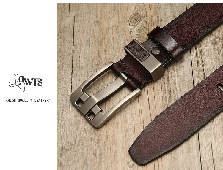 DWTS belt male leather belt men male genuine leather strap luxury pin buckle belts for men belt Cummerbunds ceinture homme Sadoun.com