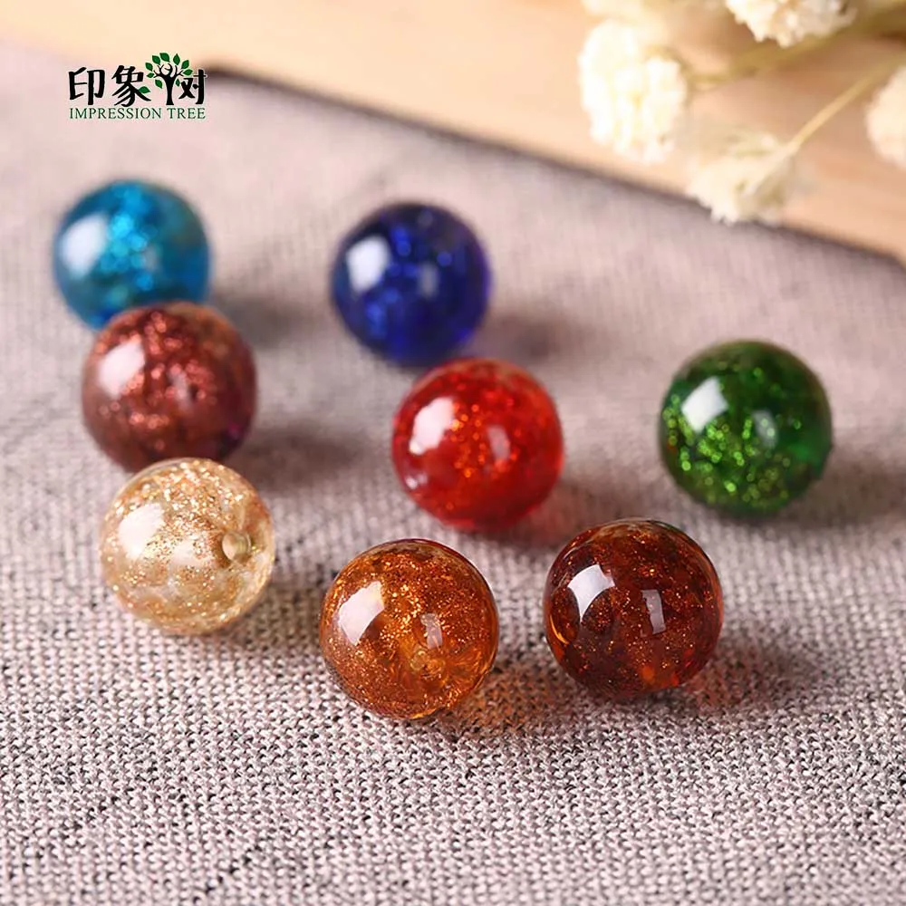 12mm 10pcs Sands Powder Handmade Lampwork Glazed Beads Transparent Japanese Crystal Round Spacer Beads DIY Jewelry Makings 1604
12mm 10pcs Sands Powder Handmade Lampwork Glazed Beads Transparent Japanese Crystal Round Spacer Beads DIY Jewelry Makings 1604
