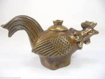 Chinese old handwork superb carved chicken shaped teapot
Chinese old handwork superb carved chicken shaped teapot