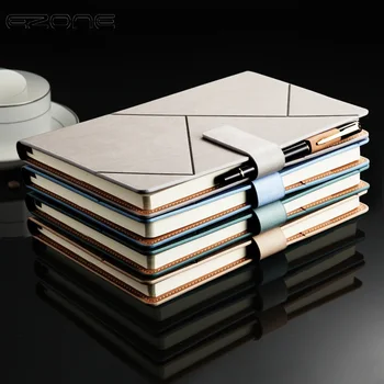 EZONE Leather Cover B5/A5 Notebook High-end Business Notebook Thicken 200 Pages Notebook Stationery Office Metting Memo Pad
EZONE Leather Cover B5/A5 Notebook High-end Business Notebook Thicken 200 Pages Notebook Stationery Office Metting Memo Pad