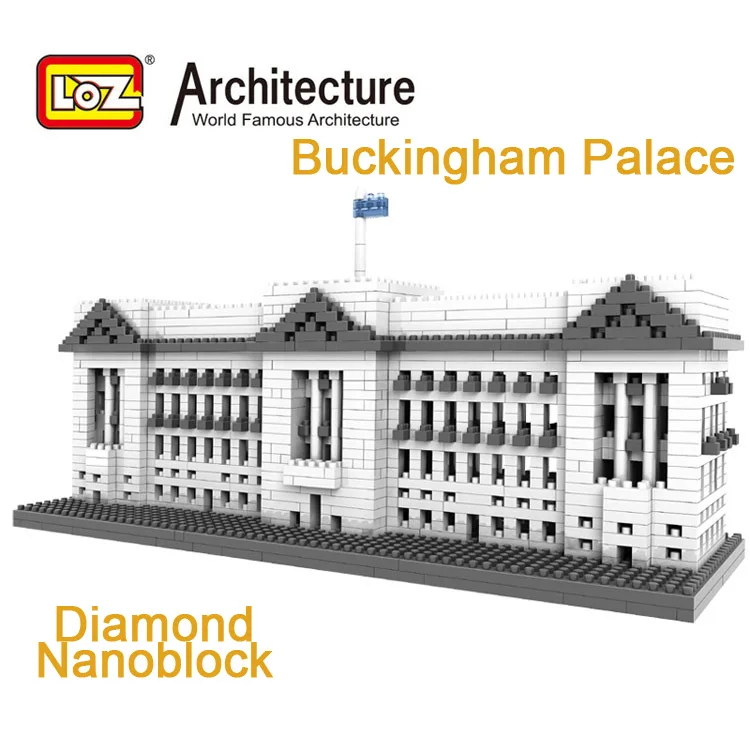 LOZ Nanoblock World Famous Architecture Buckingham Palace London England United Kingdom Mini Diamond Building Block Model Toys
LOZ Nanoblock World Famous Architecture Buckingham Palace London England United Kingdom Mini Diamond Building Block Model Toys
